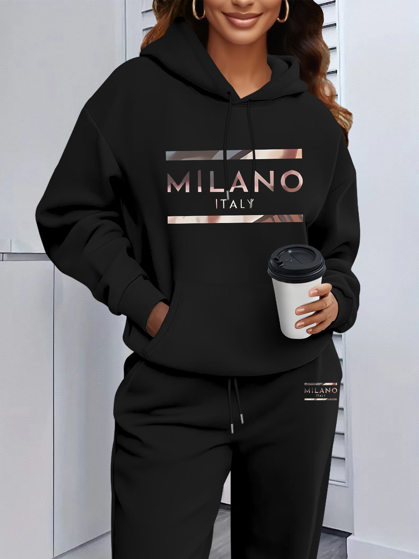 Winter Clothing For Women - ชุดเสื้อฮู้ดพิมพ์ลายสำหรับผู้หญิง ปี 2026 คุณภาพสูง ขายดี ชุดแฟชั่นลำลอง