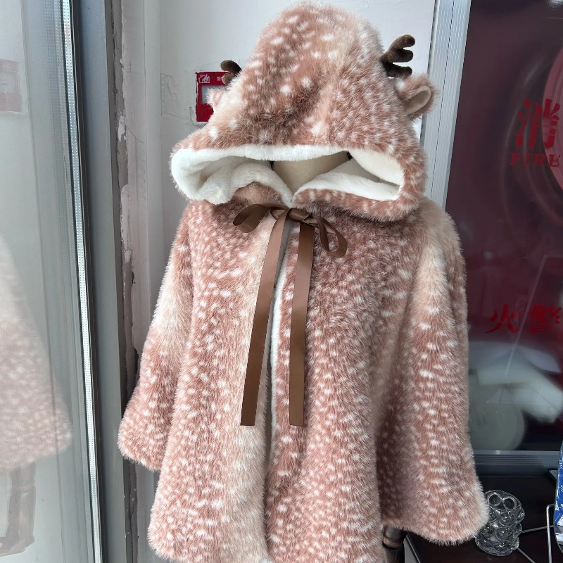 เสื้อคลุมกันลมลายกวางน่ารักสไต - Winter Clothing Pk บทวิจารณ์และราคา