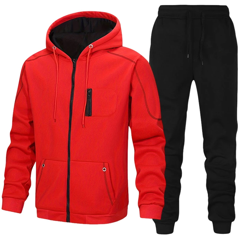 ชุดวอร์มแฟชั่นผู้ชาย เสื้อฮู้ด - Winter Clothing Pk บทวิจารณ์และราคา