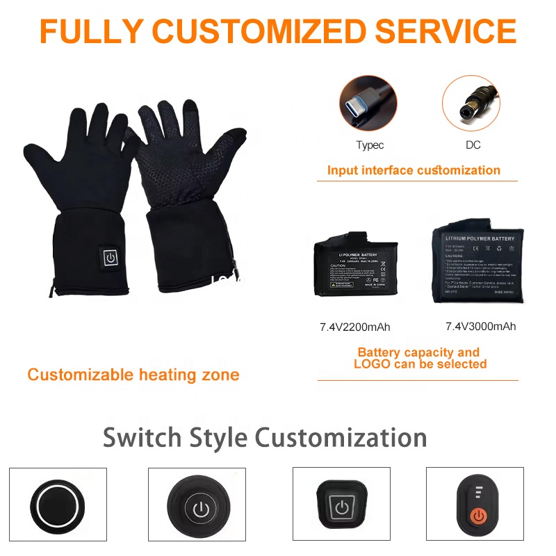 ถุงมือสกีกันน้ำอุ่นสำหรับฤดูหน - Heated Gloves Electric บทวิจารณ์และราคา