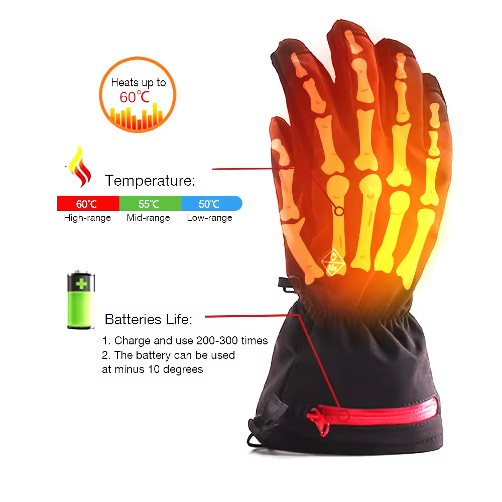 ถุงมือไฟฟ้าทำความร้อนแบบสั่งทำ - Heated Gloves Electric บทวิจารณ์และราคา
