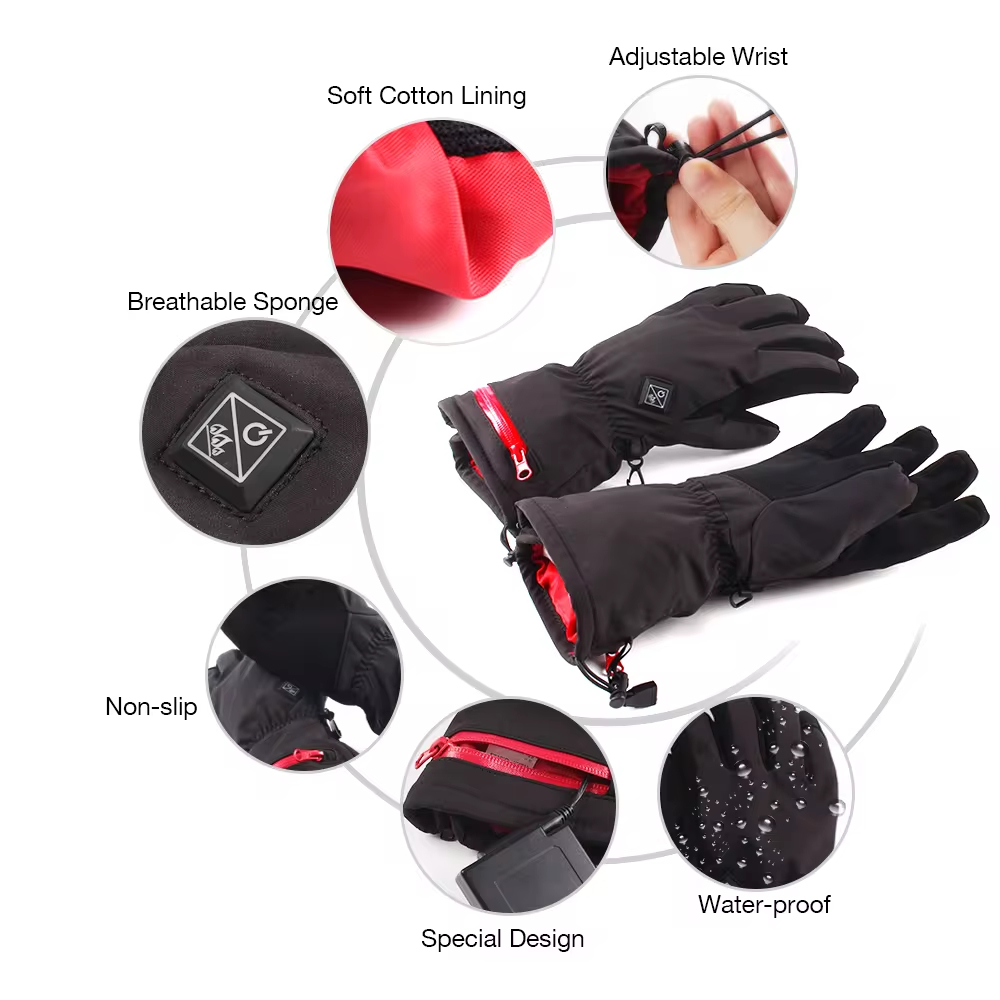 ถุงมือไฟฟ้าทำความร้อนแบบสั่งทำ - Heated Gloves Electric บทวิจารณ์และราคา