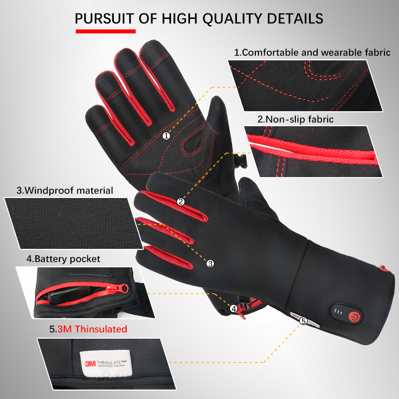 ถุงมือไฟฟ้าทำความร้อนระดับมืออ - Heated Gloves Electric บทวิจารณ์และราคา