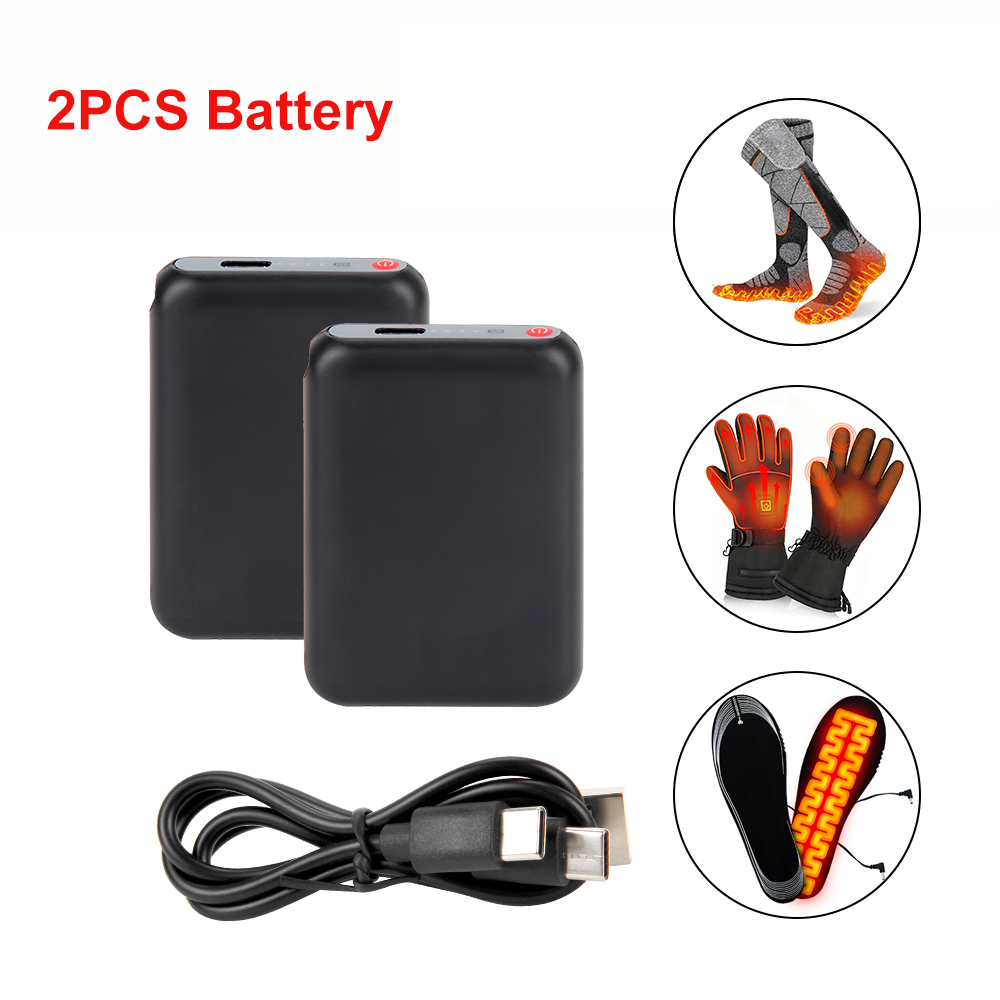 แบตเตอรี่ถุงเท้าให้ความร้อน 5V - Heated Gloves Electric บทวิจารณ์และราคา