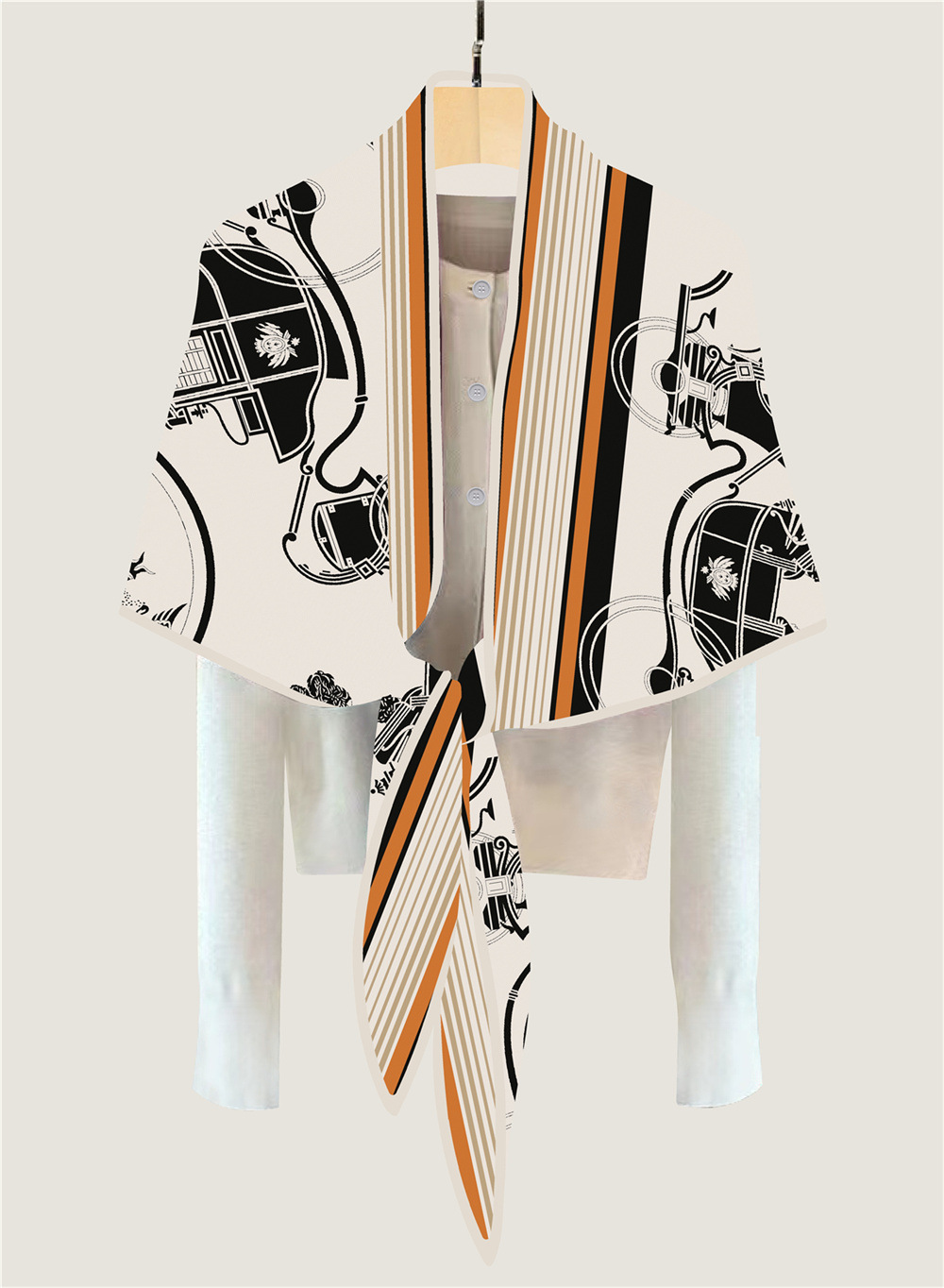 ผ้าคลุมไหล่ทรงสามเหลี่ยม ผ้าพั - Winter Clothing Hong Kong บทวิจารณ์และราคา
